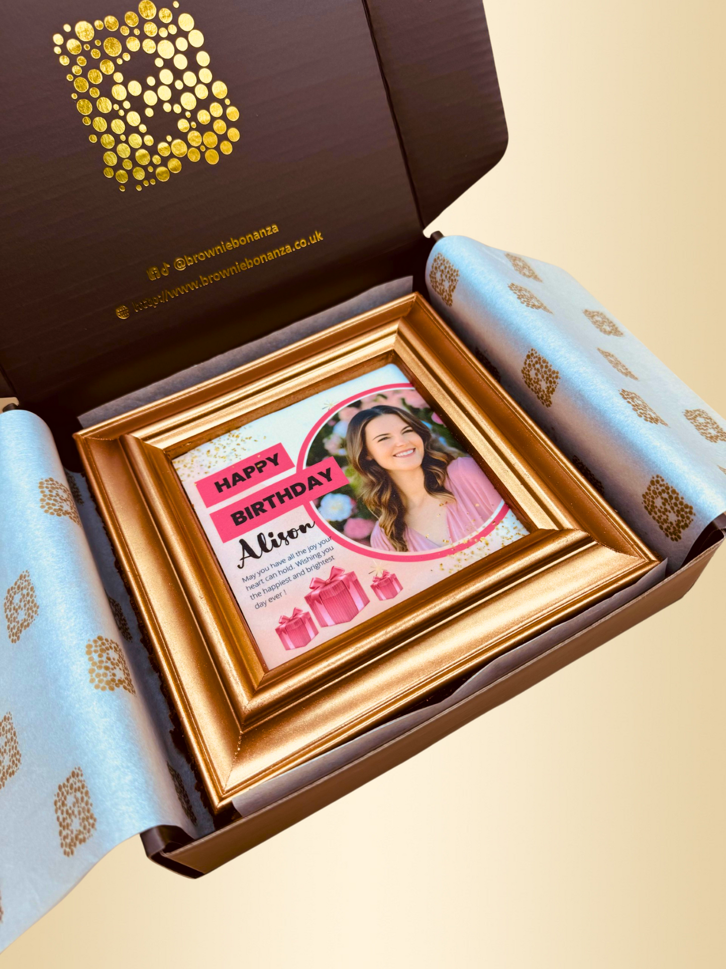 Personalise Birthday Girl Brownie