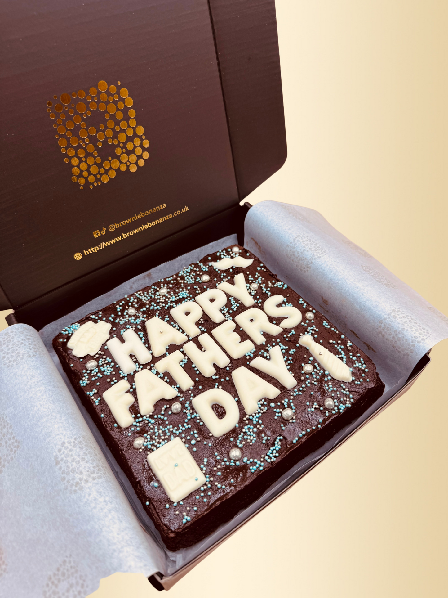 Fathers Brownie Slab