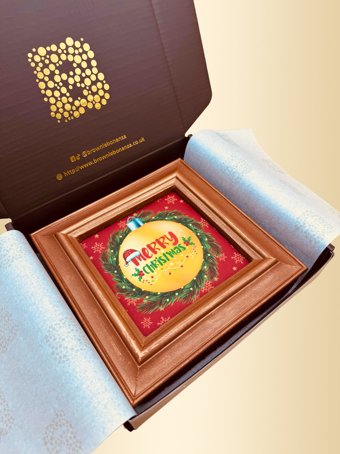 Christmas Bauble Brownie