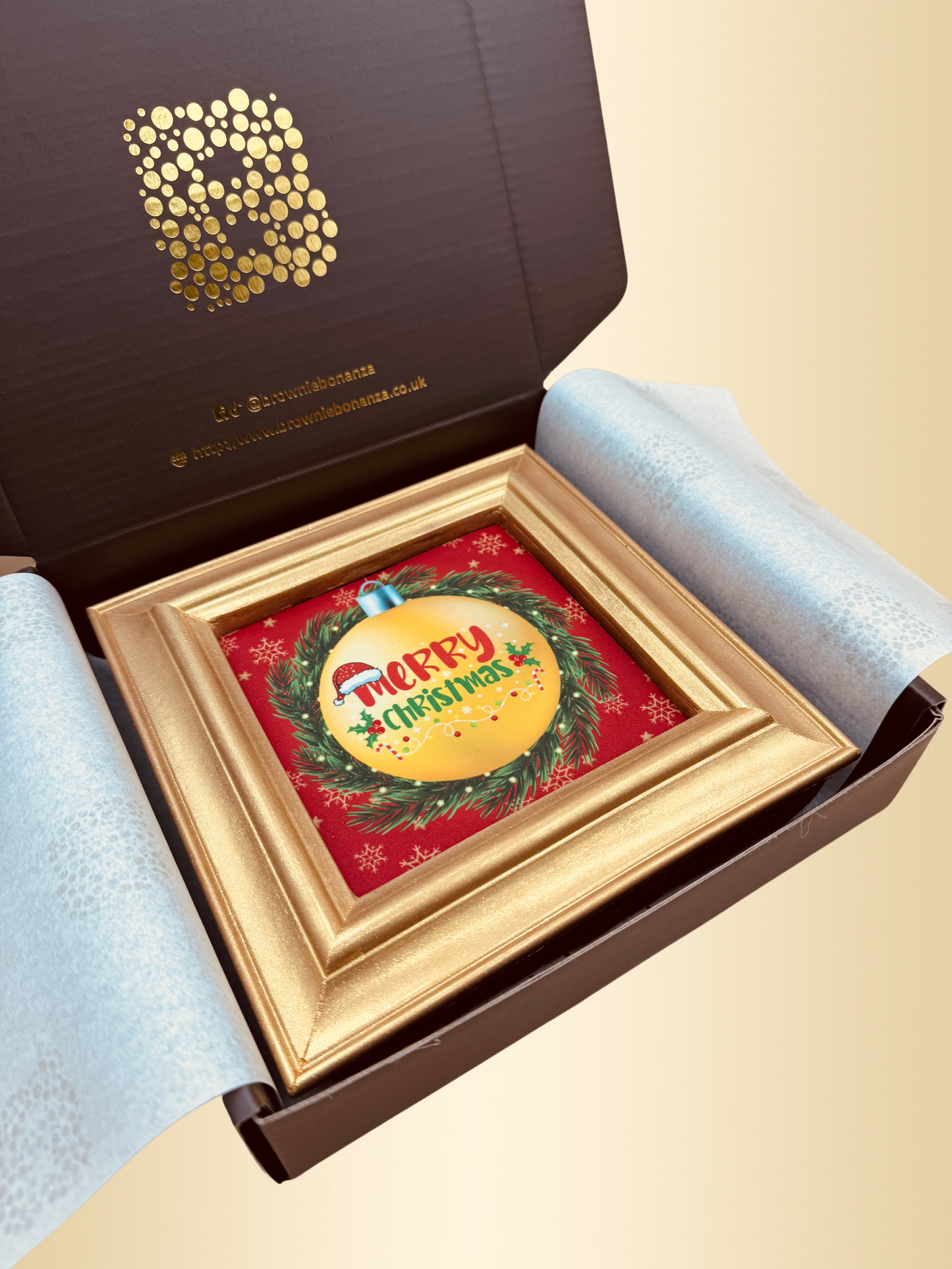 Christmas Bauble Brownie