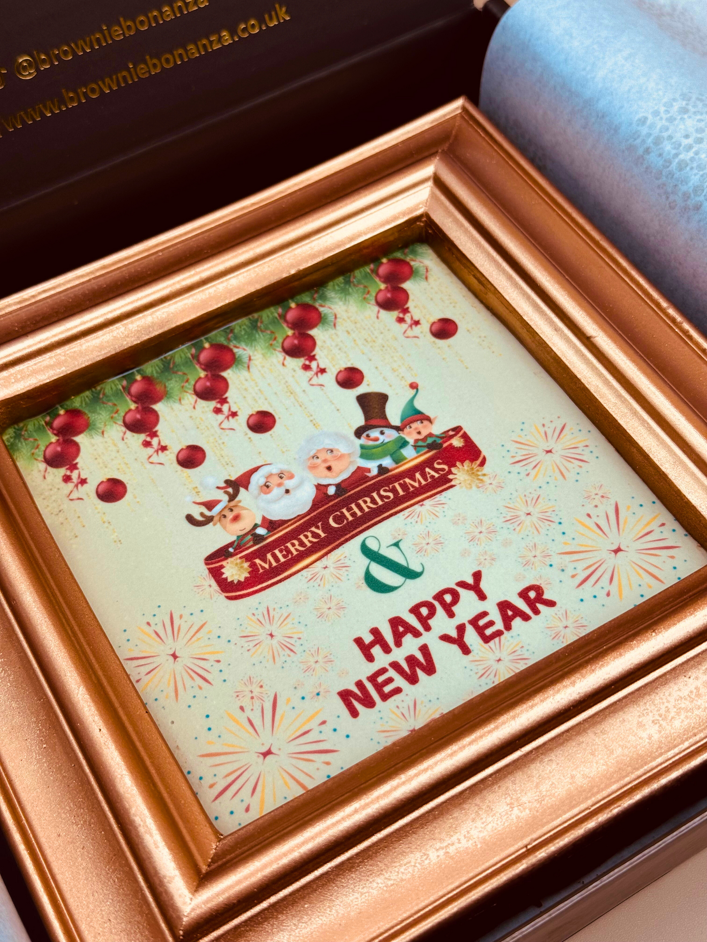 Christmas and New Year Brownie