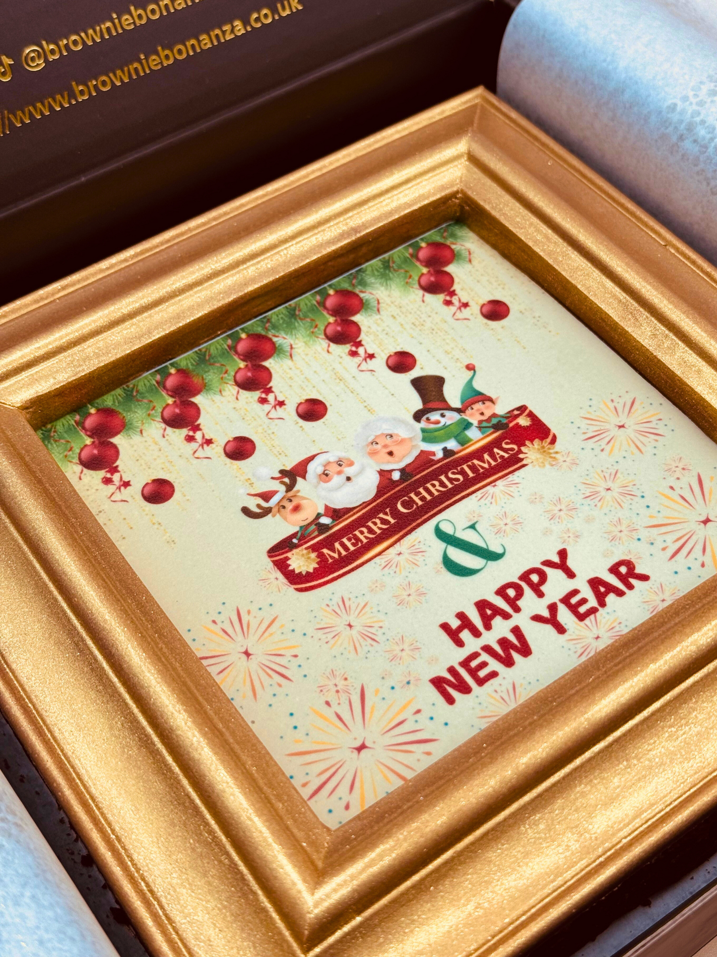 Christmas and New Year Brownie